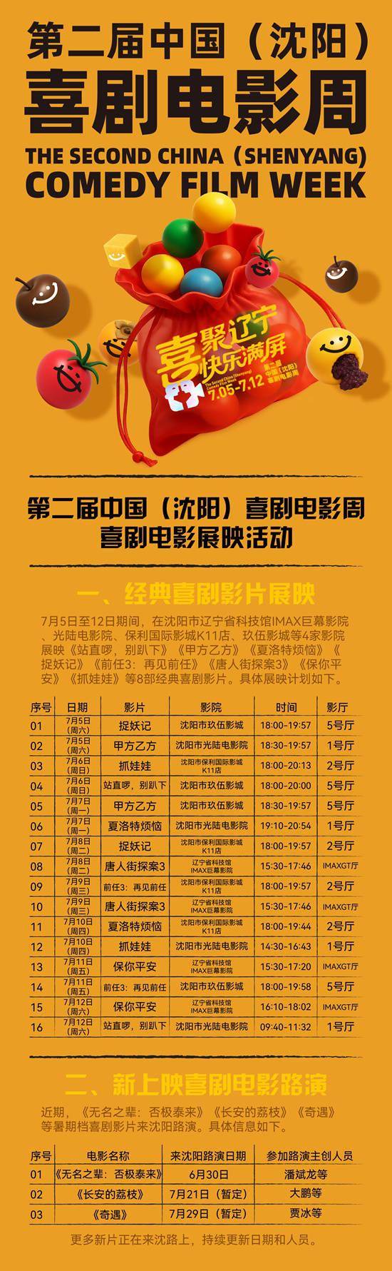 线上线下 笑声不断!130余部喜剧电影在沈阳展映