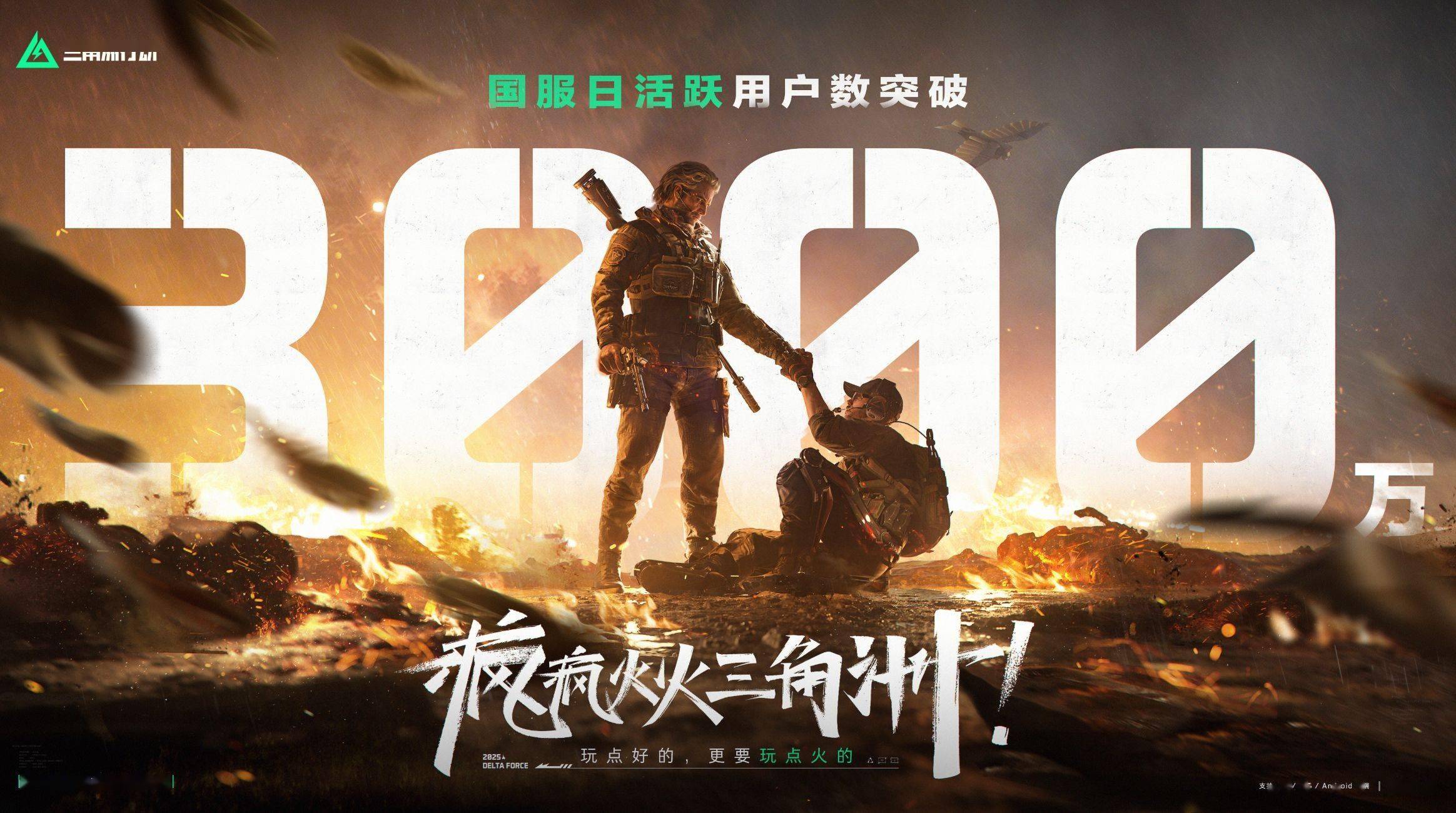 上线一年DAU突破3000万，腾讯《三角洲行动》彻底爆发了