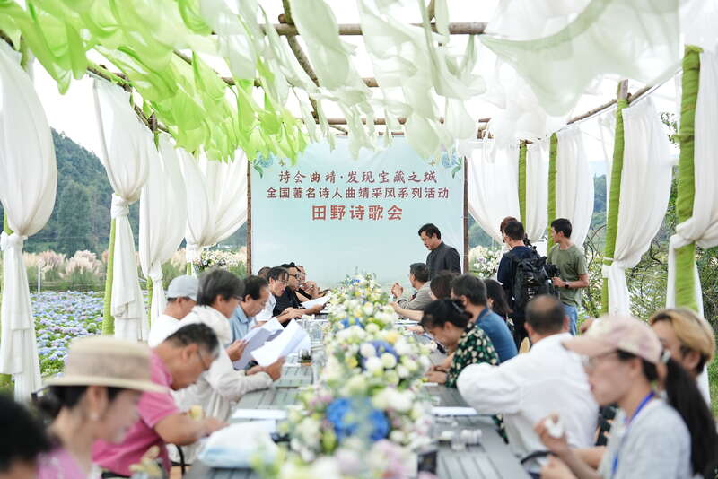 “诗会曲靖 发现宝藏之城——全国著名诗人曲靖采风活动”开幕(图3)