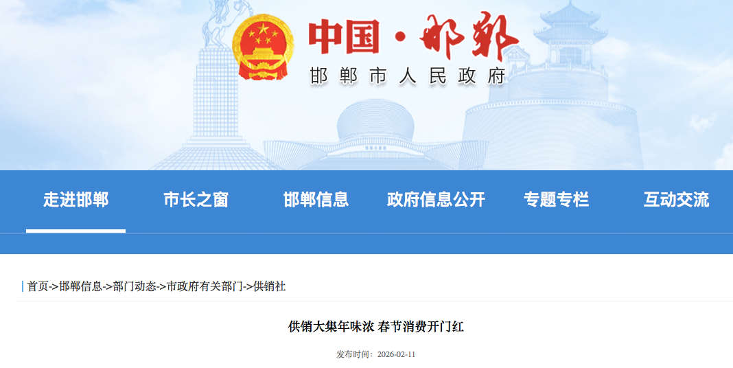 邯郸：供销大集年味浓 春节消费开门红