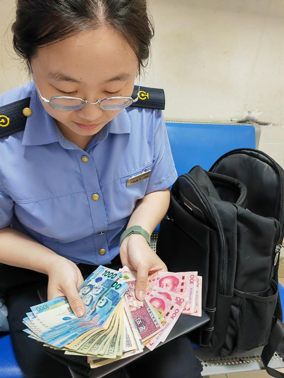 旅客双肩包丢失，曲阜东站当日车递归还