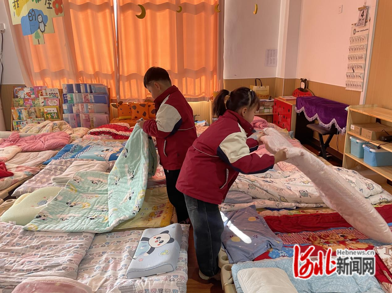 威县县直第七幼儿园开展自理能力大比拼活动