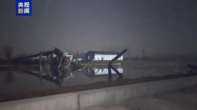 江苏响水连申线月港大桥垮塌已造成2人死亡3人失联